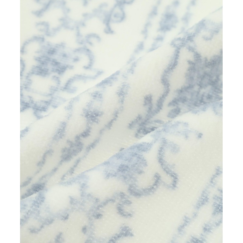 Maison de Fleur 8A44F1R0100 Women's Handkerchief, Towel, Towel, Grayish Blue,