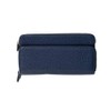 Chiocciola Italian Leather Long Wallet, Three-Layer, Round Zipper, Genuine Leather,