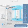 shiningwell Wall Outlet Extender with Shelf and Night Light, Surge
