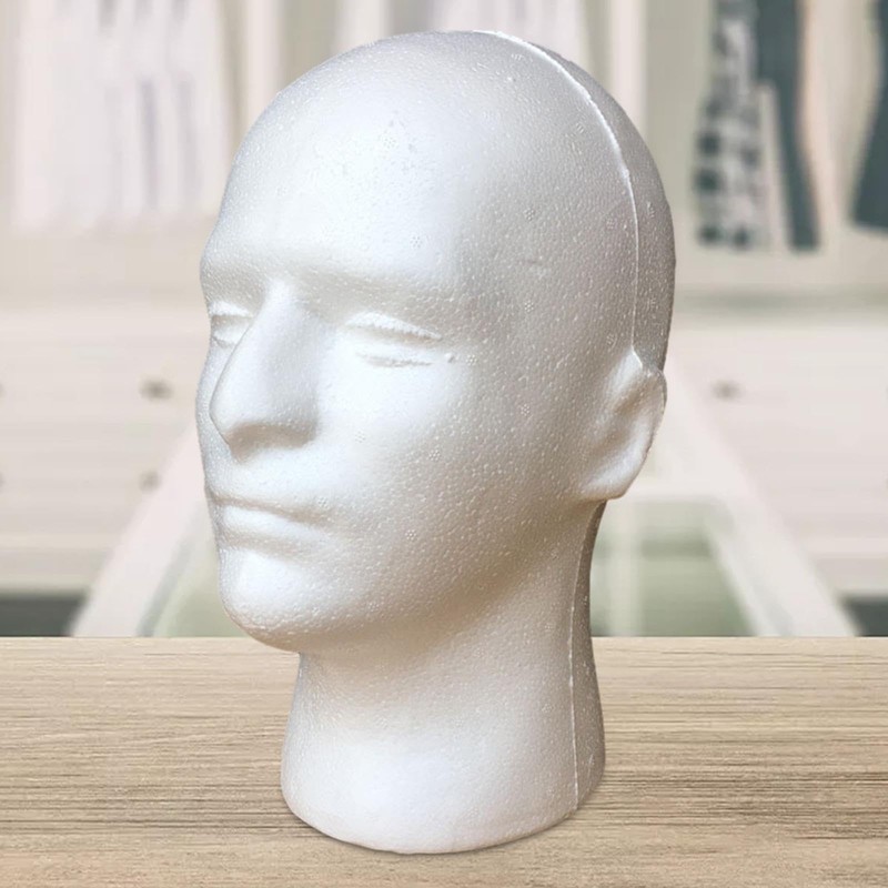 Amagogo Mannequin Head Display Stand Round Base Durable 11'' Tall