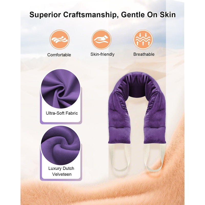 Heating Pad Microwavable for Neck Shoulders Back with Handles, Magic