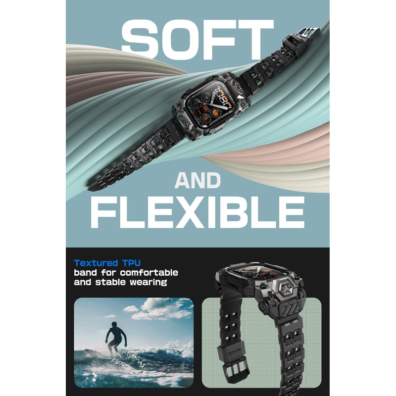 SUPCASE ore case for watch 46mm (Black)