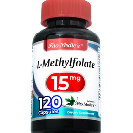FITO MEDIC'S Lab | methylfolate |120 Capsules | folate Supplement | Methyl folate | methylfolate Supplement |Ultra high Absorption.