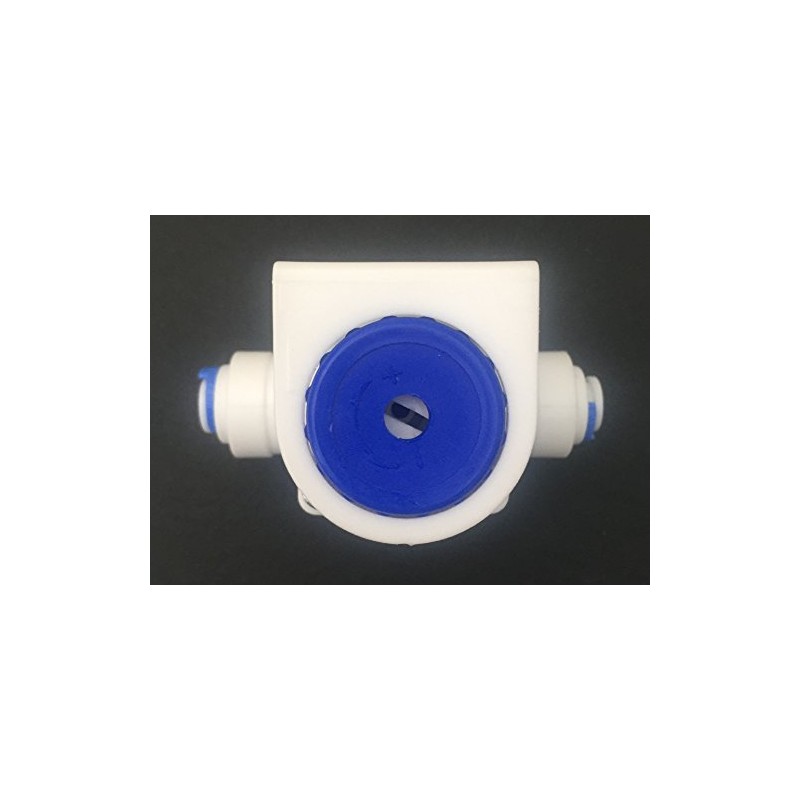 Mini White PRV Plastic Water Pressure Reducing/Regulator Valve c/w 1/4"