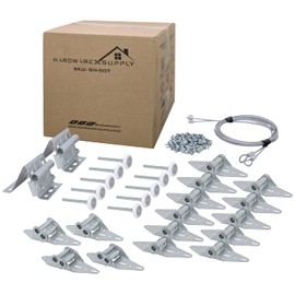 HARDWAREX SUPPLY HardwareX supply Garage Door Hinge 6200ZZ Roller Bracket Hardware Tune Up Kit for 16'x7' or 18'x7' Door