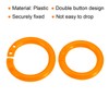 PATIKIL 2 cm OD 1.5 cm ID Loose Leaf Rings,