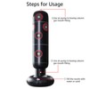 Punching Bag, Acouto Inflatable Freestanding Punching Bag Boxing Post Sandbag
