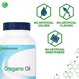 Biogenesis Oregano Cápsulas de aceite, 120 unidades                                                                                                   