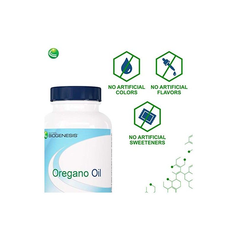 Biogenesis Oregano Cápsulas de aceite, 120 unidades
