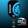 Pickleball Paddle Stream-1 Carbon - Carbon Fiber Surface with Oliver