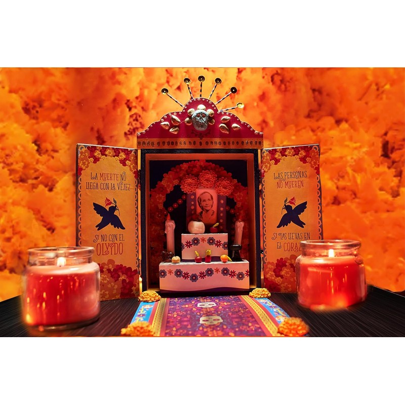 Genérico Ofrenda día de Muertos, Caja de Madera Dia de