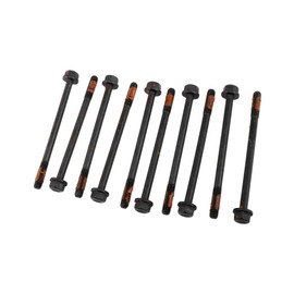 KarParts360 for Isuzu i-350/i-280 2006 Cylinder Head Bolt | Black | Steel | 0.394 Head Tool Size | 0.236 inches / 6 millimeters Thread Diameter | Hex Head Type | 10 Packaging Quantity