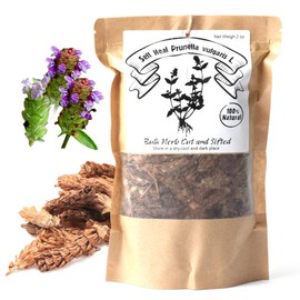 EidolonGreen [China Medicinal Herb] Wild Prunella Spike Dried, Self Heal Prunella vulgaris L,Bulk(Loose) Herb Cut and Sifted,(xia ku cao/夏枯草) Natural 100% Health Tea (60g/2 oz)