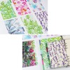 CLKE 6 Pieces A5 Plastic Dividers Dividers 6 Holes Dividers