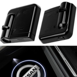 Lixaocen 2 Pcs Wireless Car Door Logo Light, LED Car Door Courtesy Welcome Projector Light Ghost Shadow Lights, Fit N.SAN
