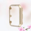 Gatuida 3pcs Square Diamond Aluminium Alloy Protective Case for Watch