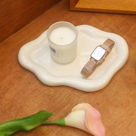 CCINPPY Cloud Jewelry Tray - Decorative Trinket Dish for Women