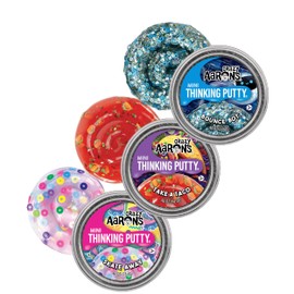 Crazy Aaron's Putty Mini Tins Bounce Bot, Skate Away & Take-A-Taco Gift Set Bundle - 3 Pack (13.3g Each)
