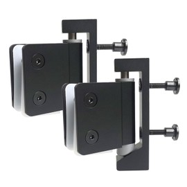 20mm U Bracket Style Black Toilet Cubicle Door Pivot Hinges