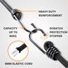 Heavy-Duty Bungee Cords with Reinforced Hooks on Both Ends –