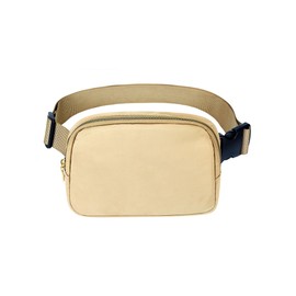 Everywhere - Bolsa de cinturón para mujeres y hombres, mini cintura de moda, bolsas cruzadas ligeras con correa ajustable, pequeñas riñoneras para correr, viajes, ciclismo al aire última intervensión, compras, Caqui, Pequeño, Moda