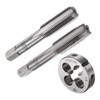 sourcing map 3pcs Metric Hand Tap & Die Set, M12