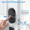 Yamiry Electronic Keypad Deadbolt, Fingerprint Door Lock,Keyless Entry Digital Lock