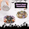Axquilon 8 Pcs Halloween Diamond Art Coasters Kit for Adults