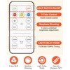 Neporal MagicGlow Rechargeable Light Bulbs with Remote – Battery Operated,