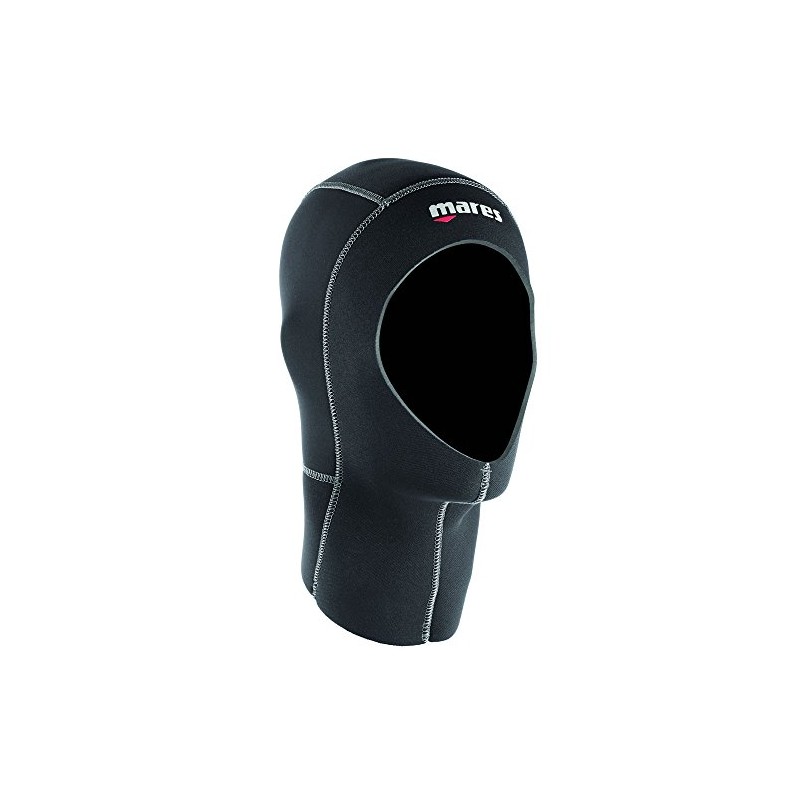 Mares Unisex's Flexa Hood Diving Black, 6.4 mm, X-Large XL