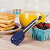 Tovolo Waffle Tongs Mini Silicone Kitchen Tongs for Cooking Serving