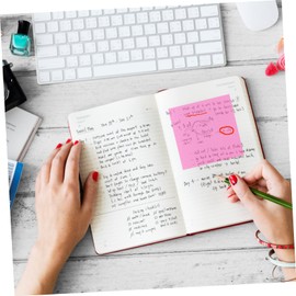 Operitacx 6pcs Transparent Note Transparent Stickers Mini Notepad Self-stick Note Erasable Memo Pads Transparent Sticky Notes Self-stick Pads Index Sticker The Pet Office Macaron