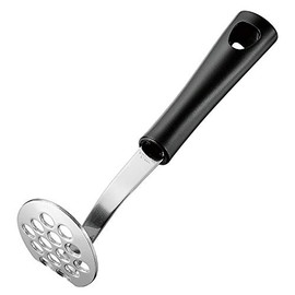Shimomura Industry KIB-203 Kitchen Bar, Mini Masher, Dishwasher Safe, Made in Niigata, Tsubamesanjo, Black, 6.5 x 1.8 x 2.4 inches (165 x 45 x 60 mm)