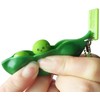 Acerich 3 Pack Edamame Keychain Fidget Toys - Squeeze-a-Bean Puchi