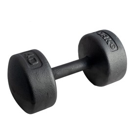 YORK Legacy Solid Round Dumbbell 40 LB, Black
