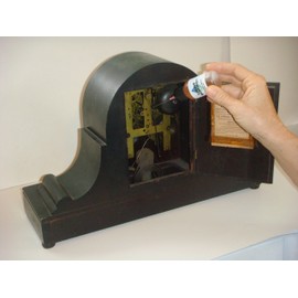 Liquid Bearings with Extra-Long 3 “ Needle tip, The Superior 100%-Synthetic Oil for Grandfather Clocks or Any Clocks, frees Sticky or Rusty mechanisms, Never Becomes Gummy!
