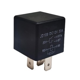 896H-2AH-S-R1 and JD109 12V DC 30A 5 Pins Mini ISO SPNO Automotive Power Relay