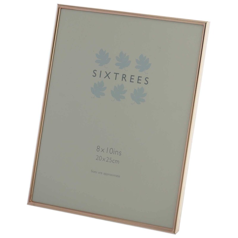 Sixtrees 2-405-80 Winchester Copper 10x8 inch Photo Frame. Complete with