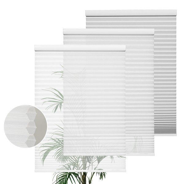 Persilux Custom Cellular Shades 100% Blackout Window Shades Cordless Cellular