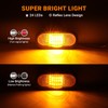 2PCS 6.5 Inch Oval LED Side Marker Lights 24 LED