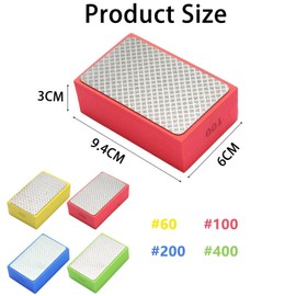 Cigrubo Diamond Sanding Pad, Tile Polishing Disc, Diamond Grinder, Polishing Pads, Sandpaper Glass, Sanding Sponge Ceramic, Tile Sanding Blocks, Diamond Hand Sanding Pads, Diamond Polishing Pads