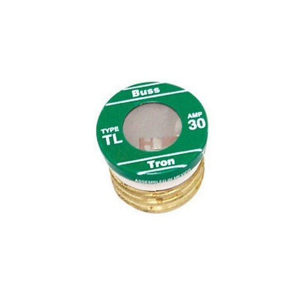 BUSSMANN TL-30-30 Amp Time Delay- Loaded Link Edison Base Plug Fuse 125V Ul Listed (Pack of 1)