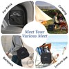 KIMCARLEY Trunk Organizer Multifunction Backpack, Upgrade Design Trunk Cubby Storage