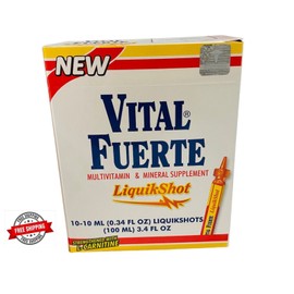 Vital Fuerte LiquikShot Multivitamin & Mineral VITAMINAS Y MINERALES 10 X 10 mL