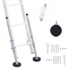 GDNTMU Ladder Leveler Pair with Engraved Anti-Slip Pattern Steel Pole
