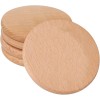 Pack of 50 Wooden Coasters Beech Wood Round Coasters for