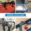 (2 Pack) Trailer Gate Latch,Spring Loaded Latch,5/8" Heavy-Duty Weld-On Spring
