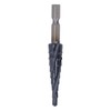 Spiral Grooved Step Drill Bit 4mm to 12mm Step 1/4in