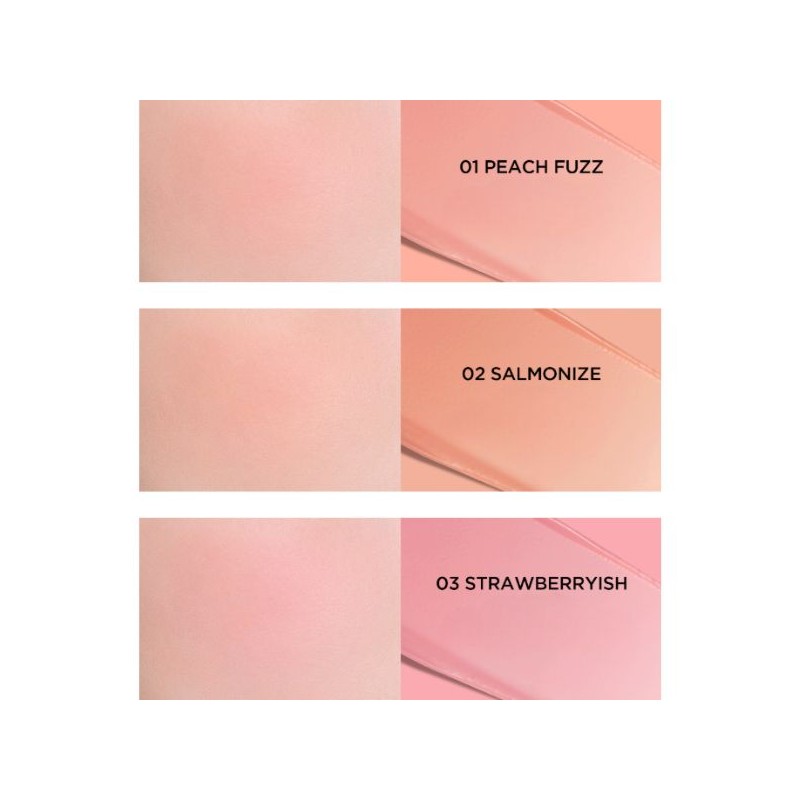 TIRTIR Custard-like Liquid Blush 9g, Color:01 Rose Pink