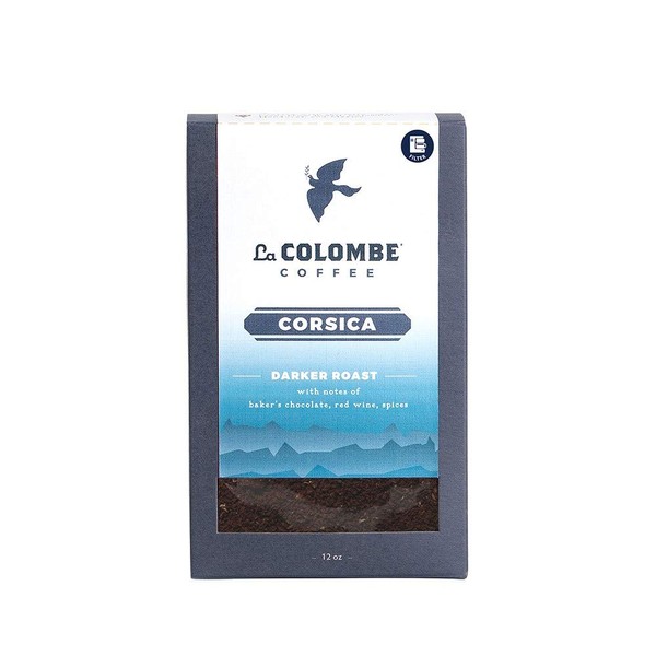 La Colombe Corsica Drip Grind Coffee - 12 Ounce - Full Bodied Dark Roast - Specialty Roasted Coffee